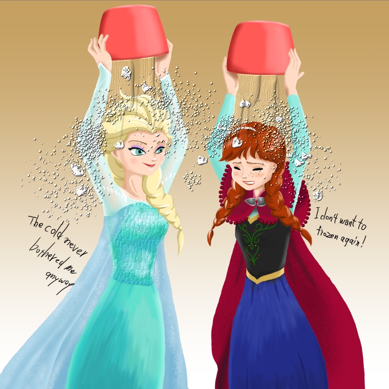 描いてみました イラスト アナと雪の女王 いにしへのかけら